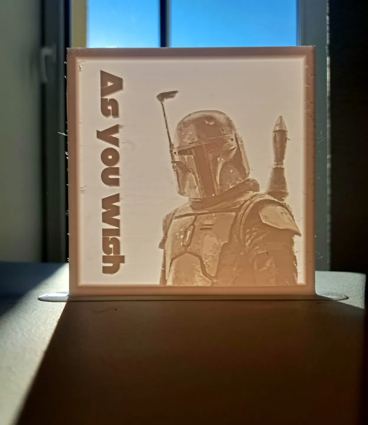 Boba Fett Lithophane
