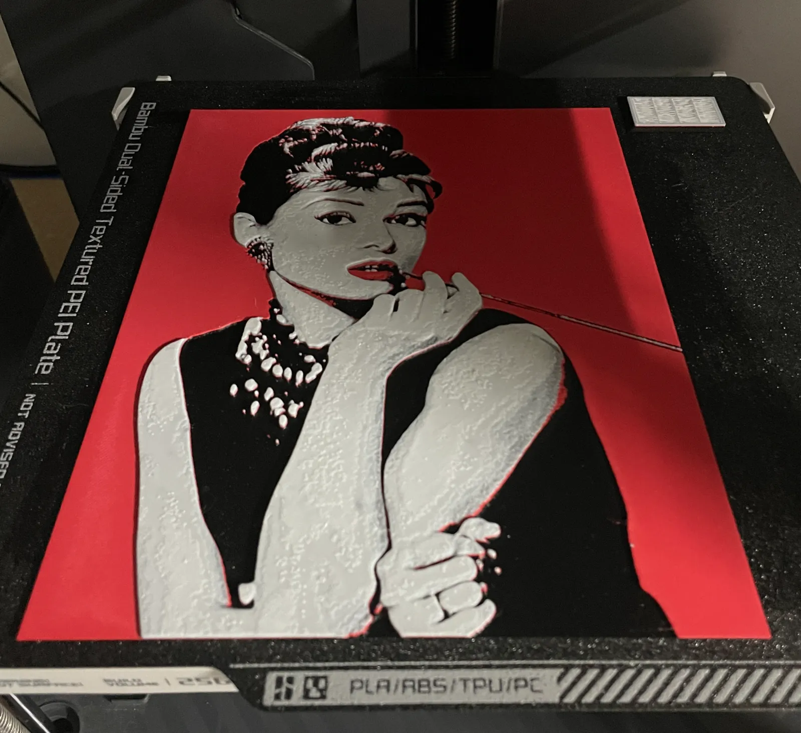 Audrey Hepburn Hueforge