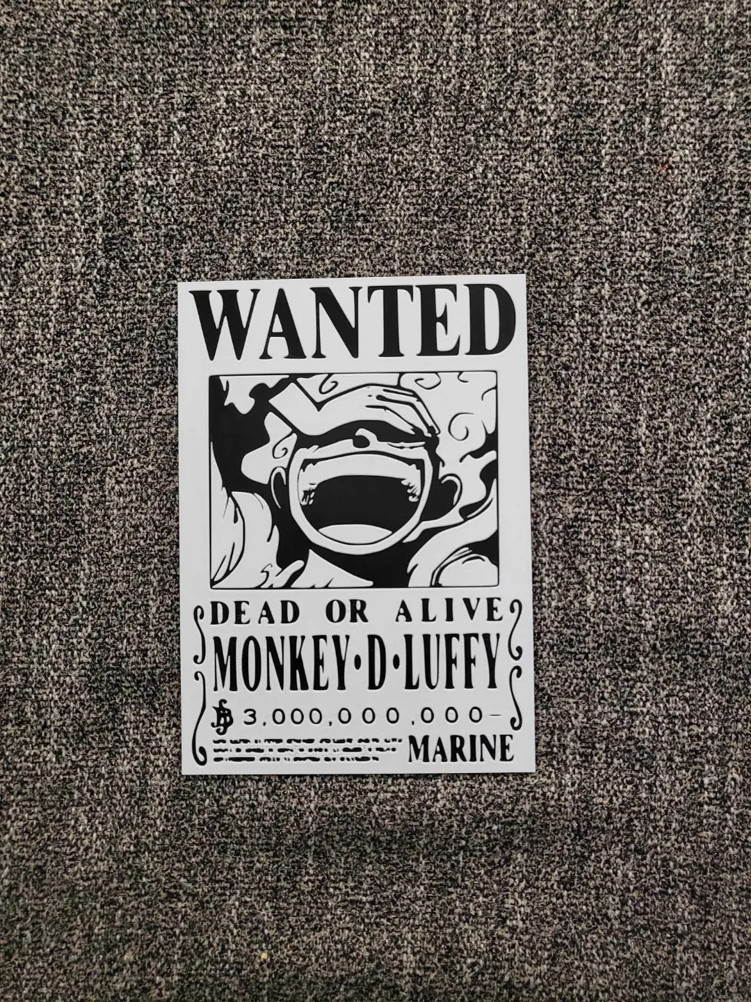 Luffy Wanted / Wall Art / 2 Colors
