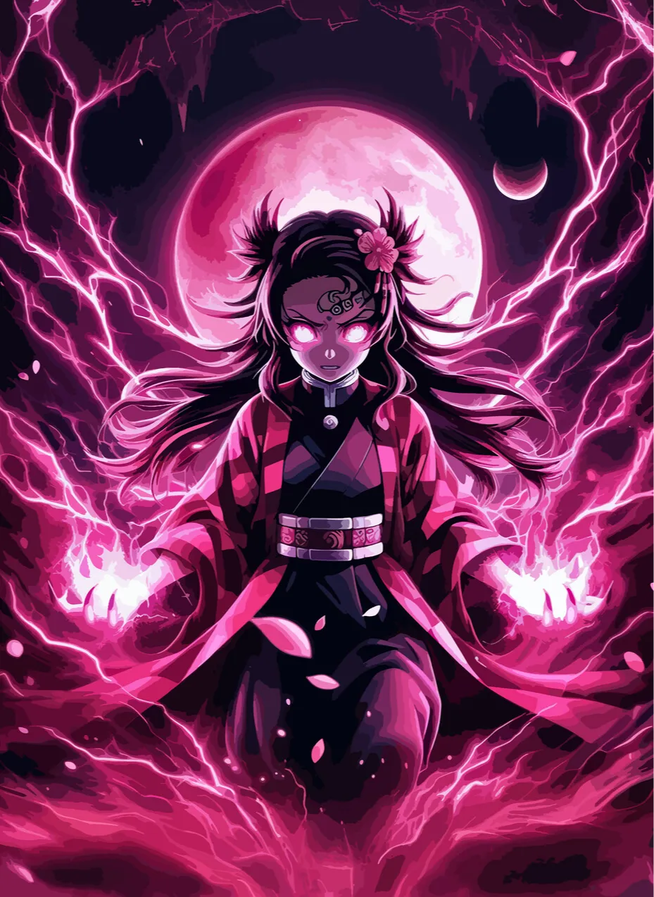 تابلو دیواری «demon slayer»