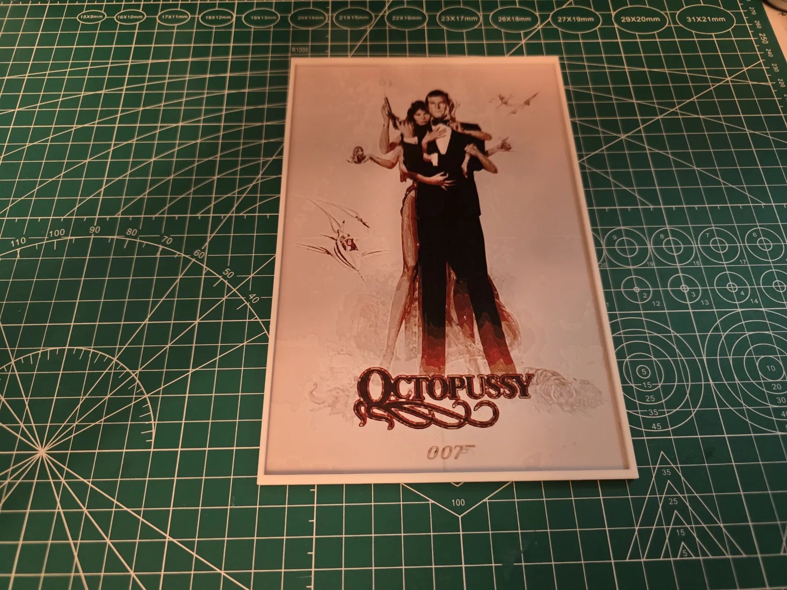007 Octopussy Movie Poster - Hueforge Art