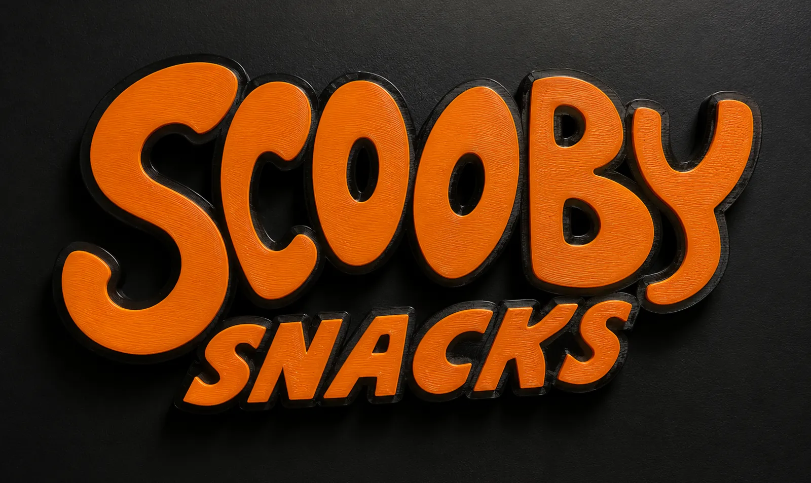 SCOOBY SNACKS LOGO WALL SIGN