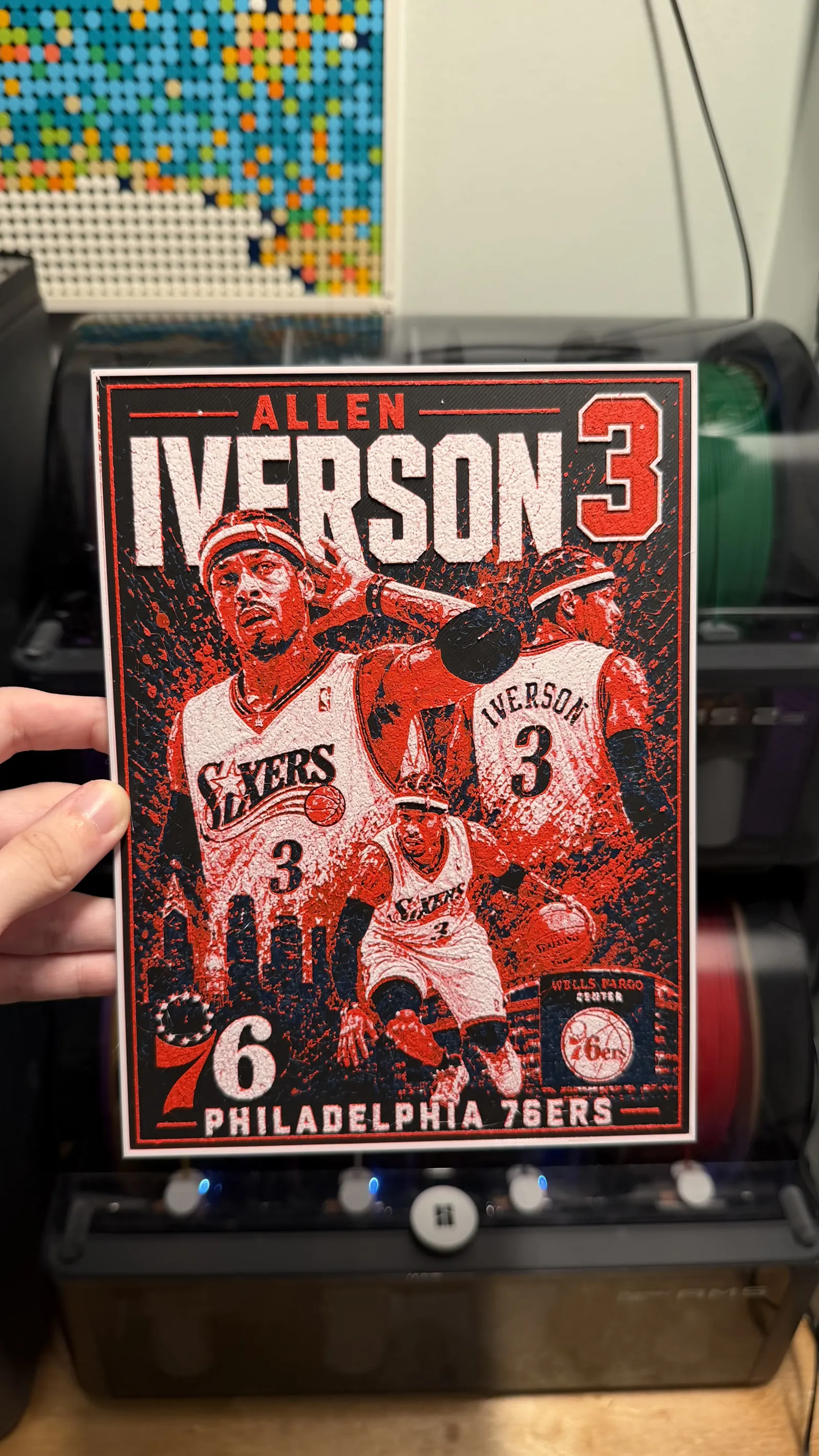 Allen Iverson Poster HueForge
