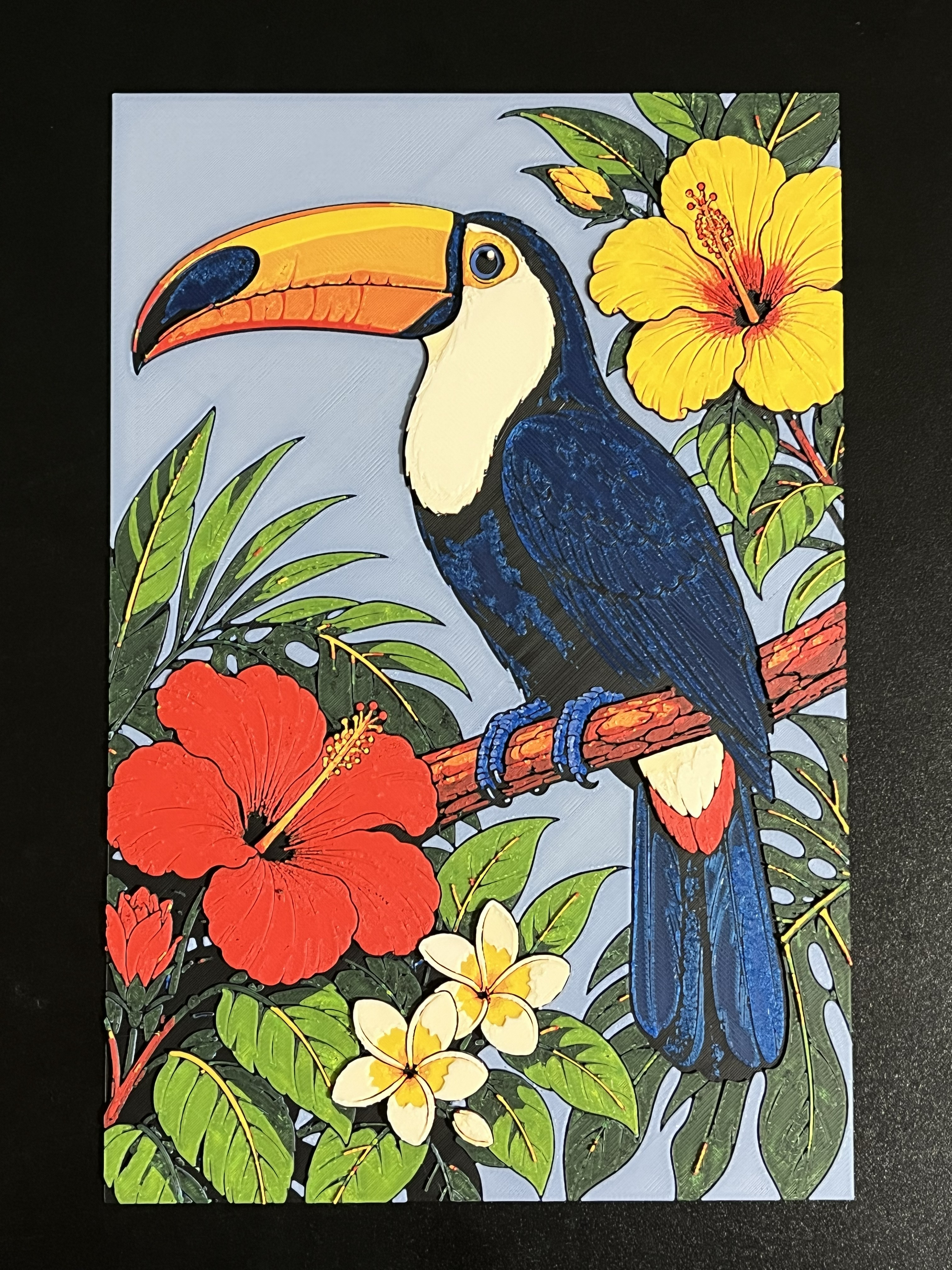 Toucan Bird Hueforge