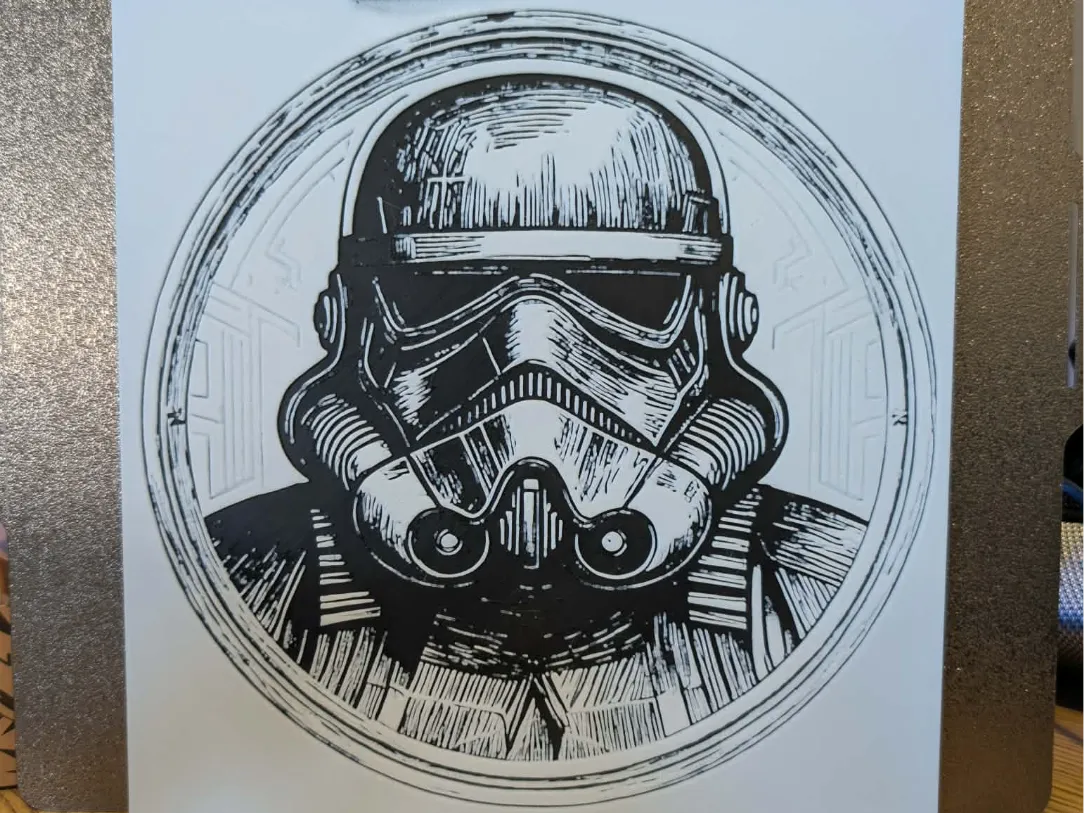 Stormtrooper - star wars - hueforge - 2 colours