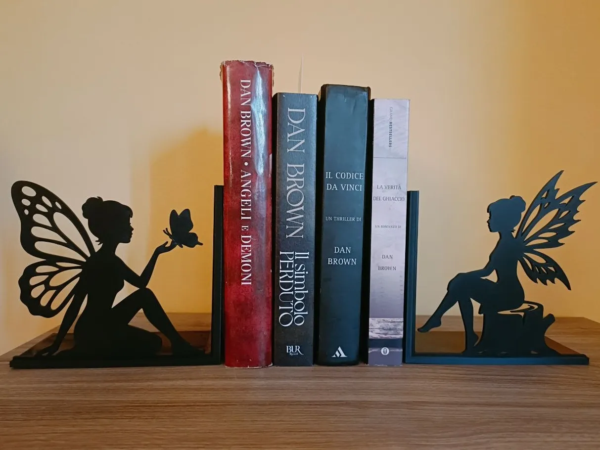 Twin Fairy Bookends Set (PLA / Easy Print)