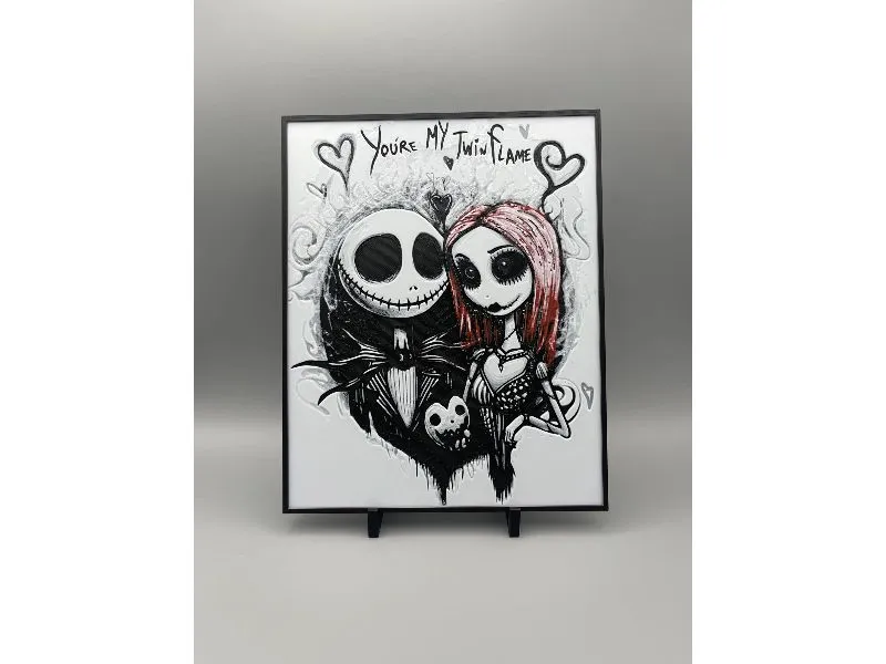 Twin Flame Gothic Couple HueForge