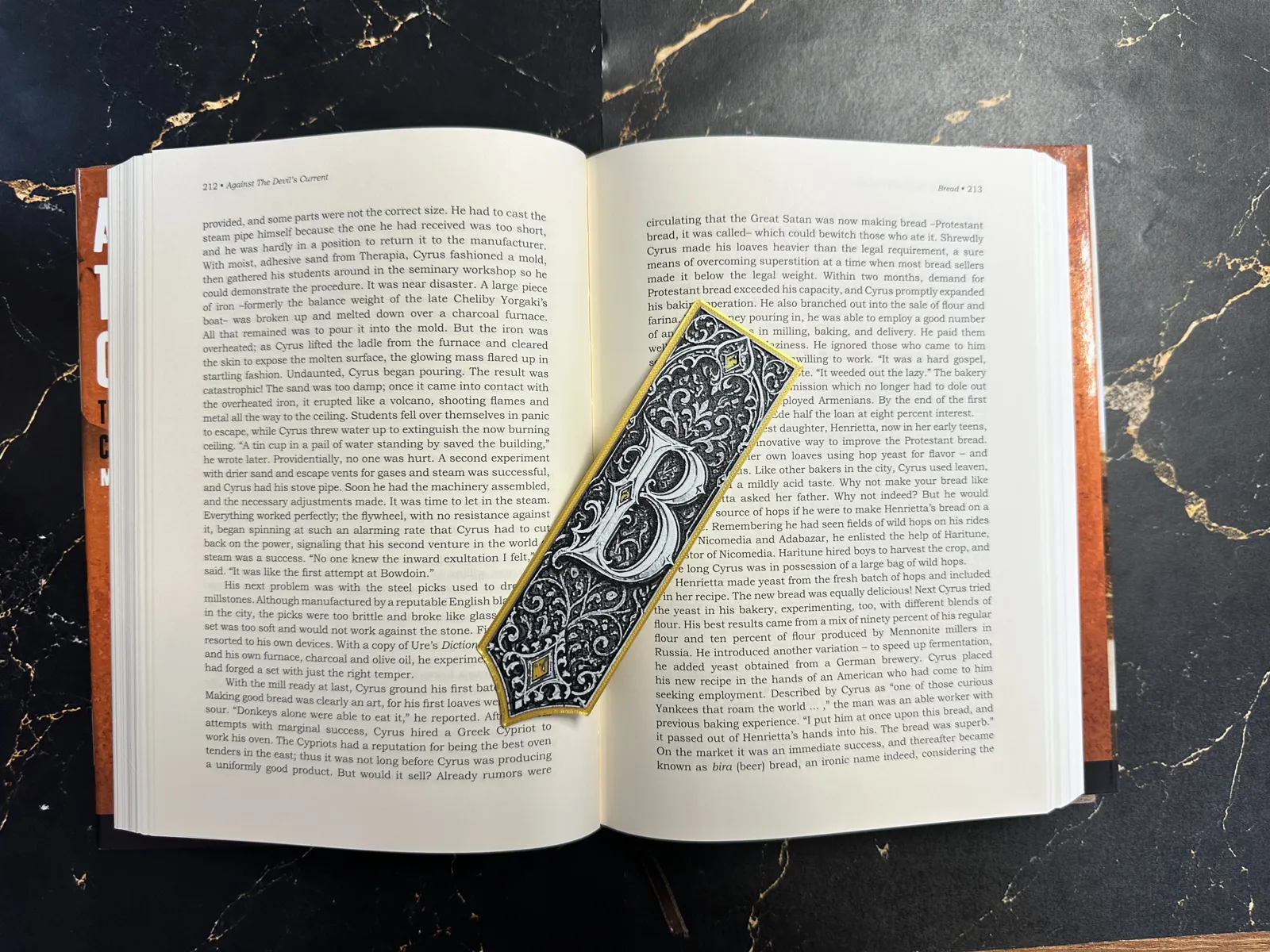 Gothic Letter B Bookmark - HueForge Alphabet
