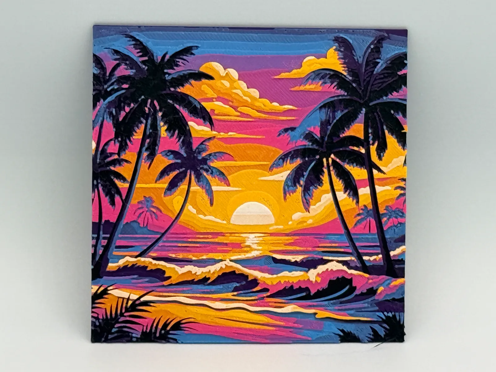 Sunset Waves Hueforge