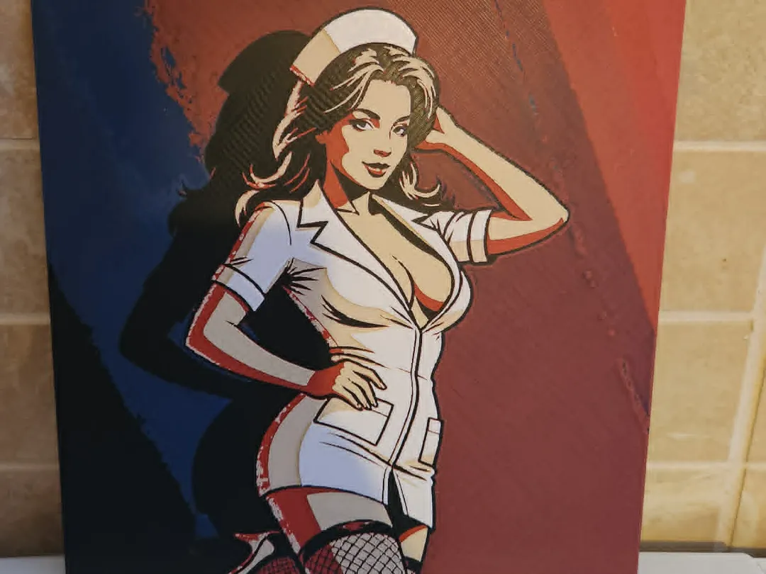 Sexy Retro Nurse Pinup Art