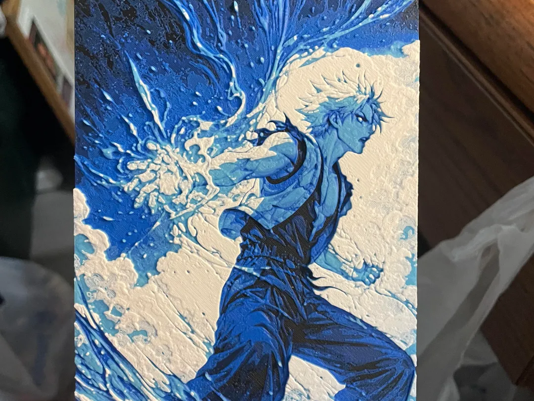 Water Warrior Hueforge