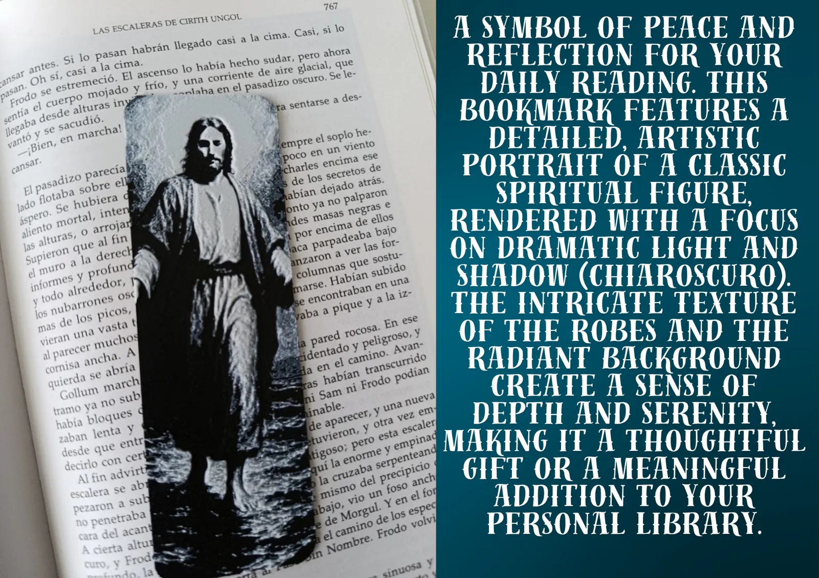 Artistic Spiritual Portrait Bookmark
