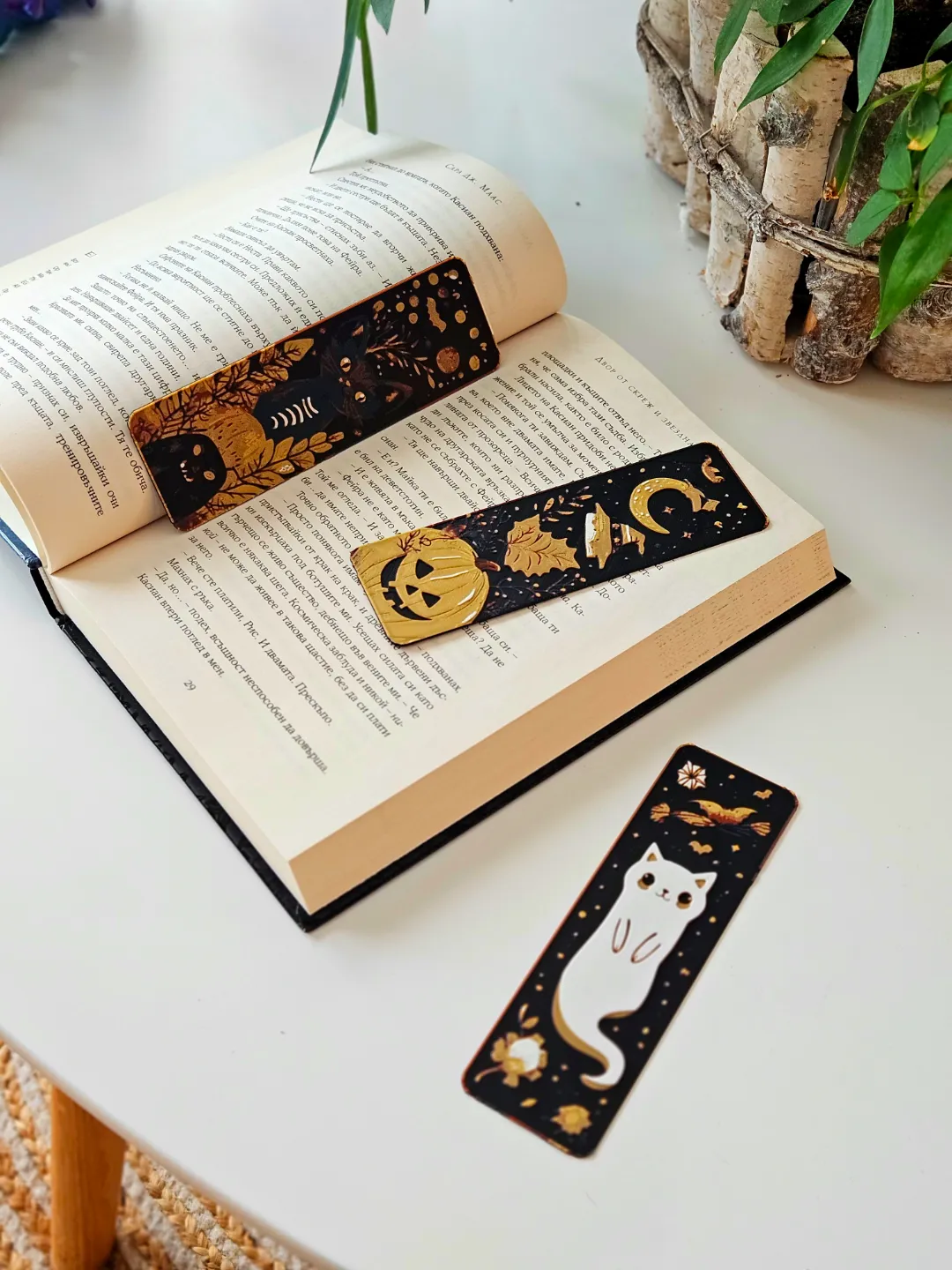 Witch's Familiars - Bookmarks Set (Halloween)