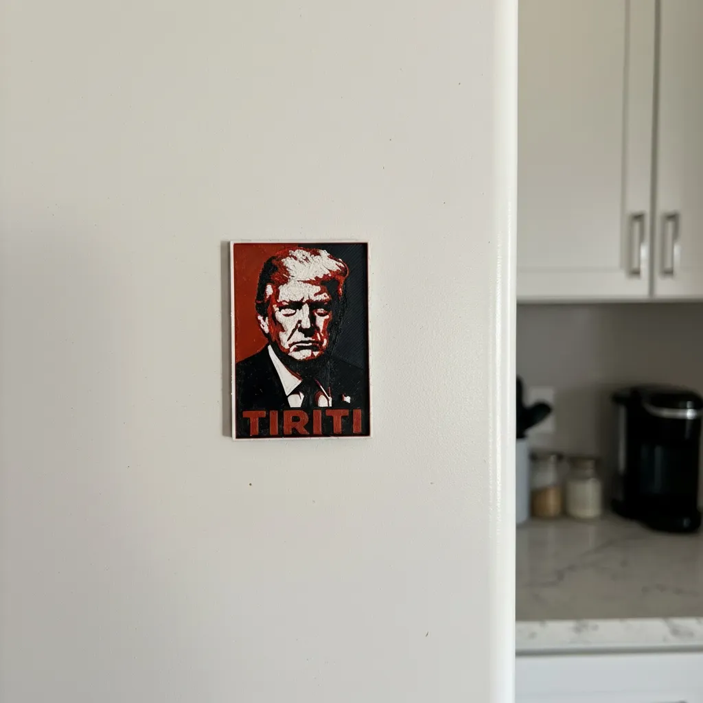 Imán nevera Tiriti Trump
