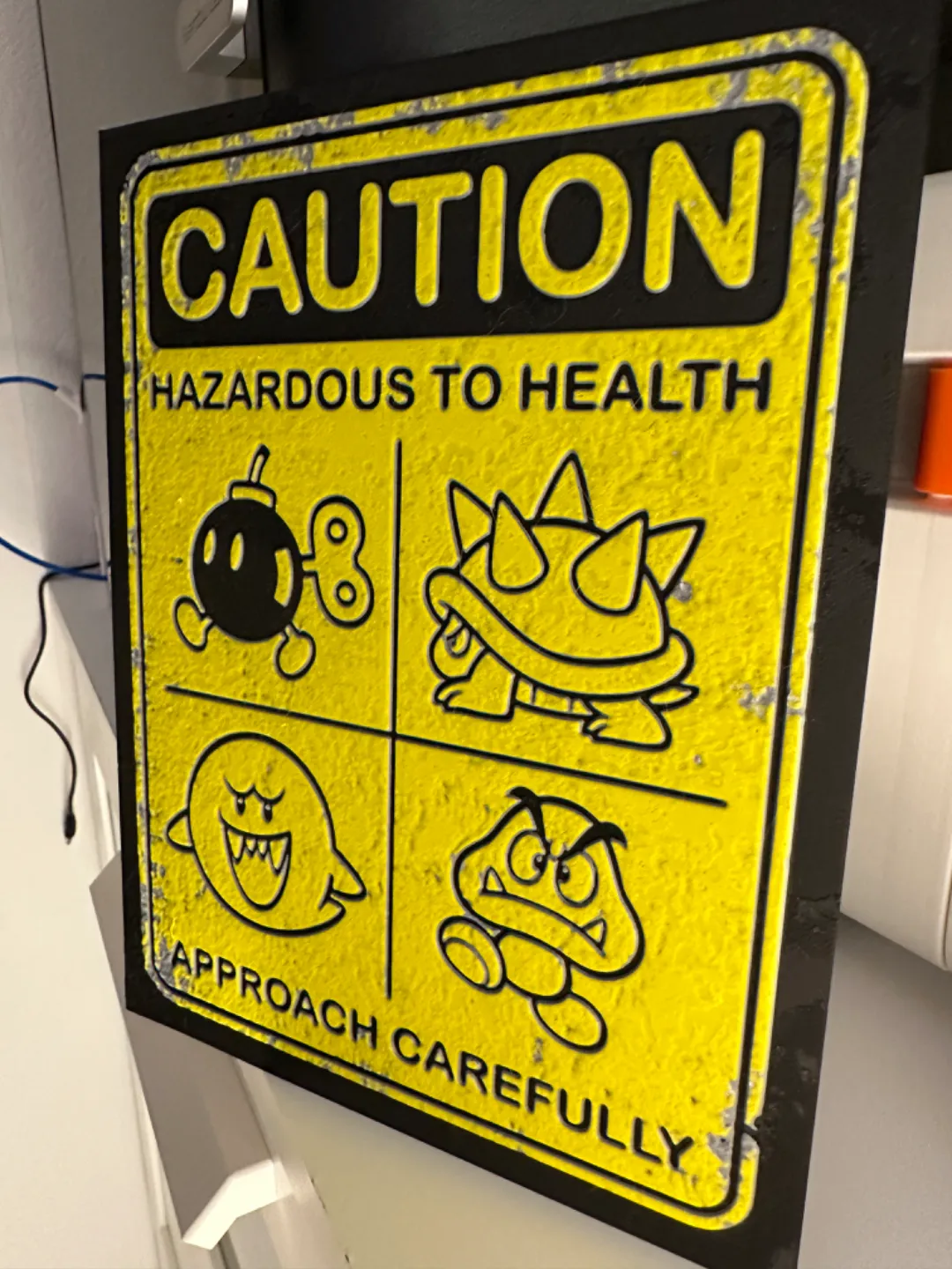 Super Mario Caution Hue Forge