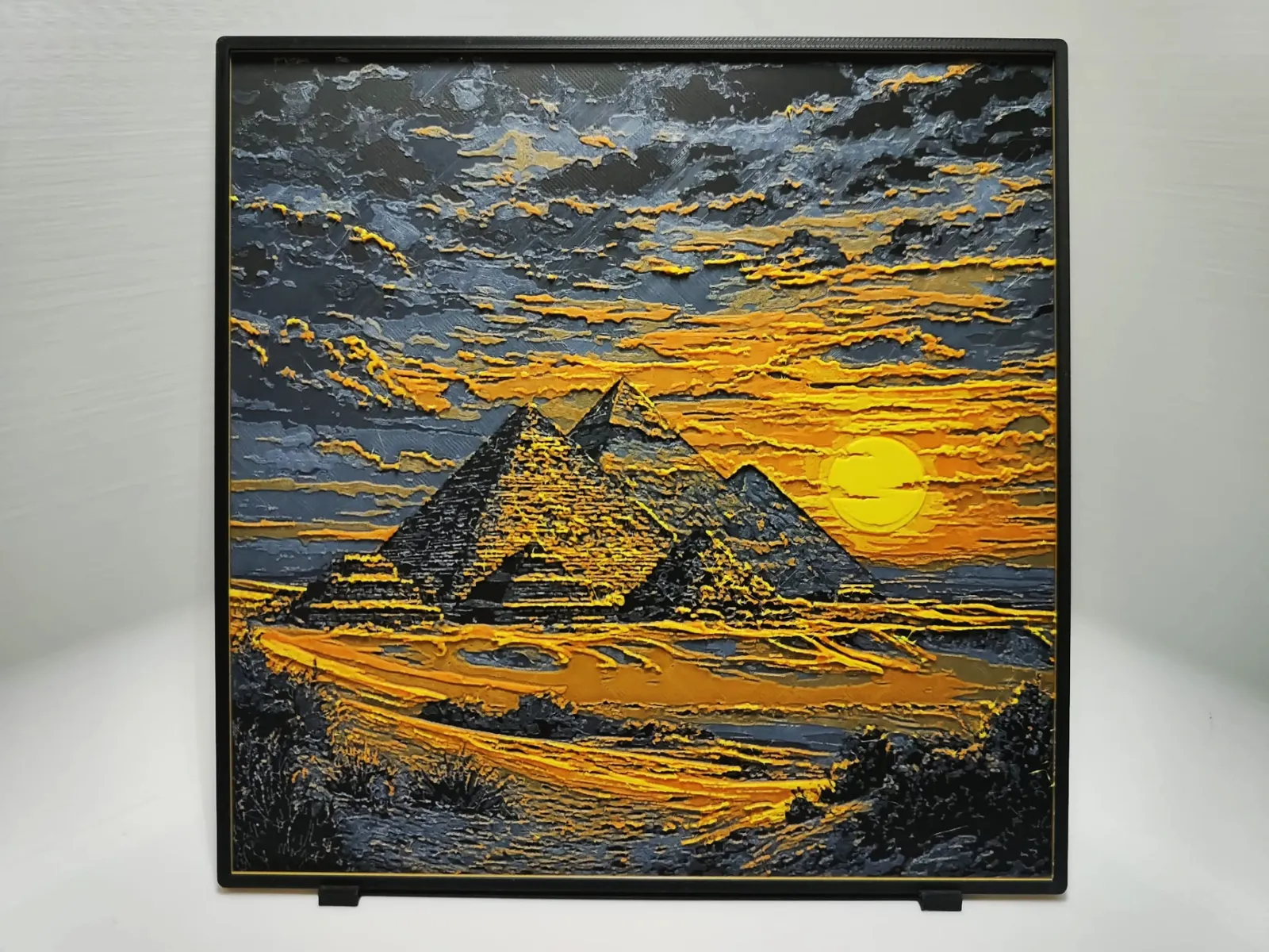 Pyramids Sunset - Hueforge