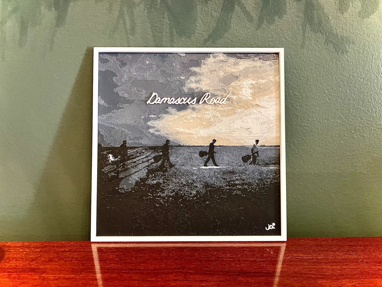Josiah Queen: Damascus Road Album Cover HueForge