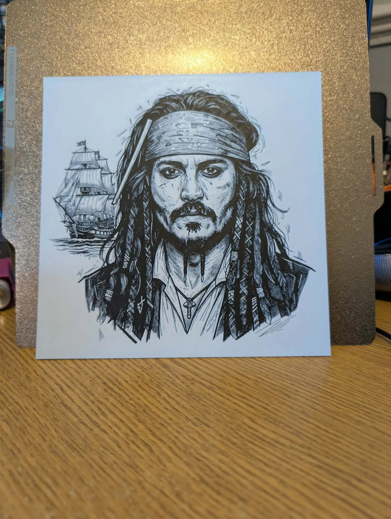 Jack Sparrow - Jonny Depp - Hueforge