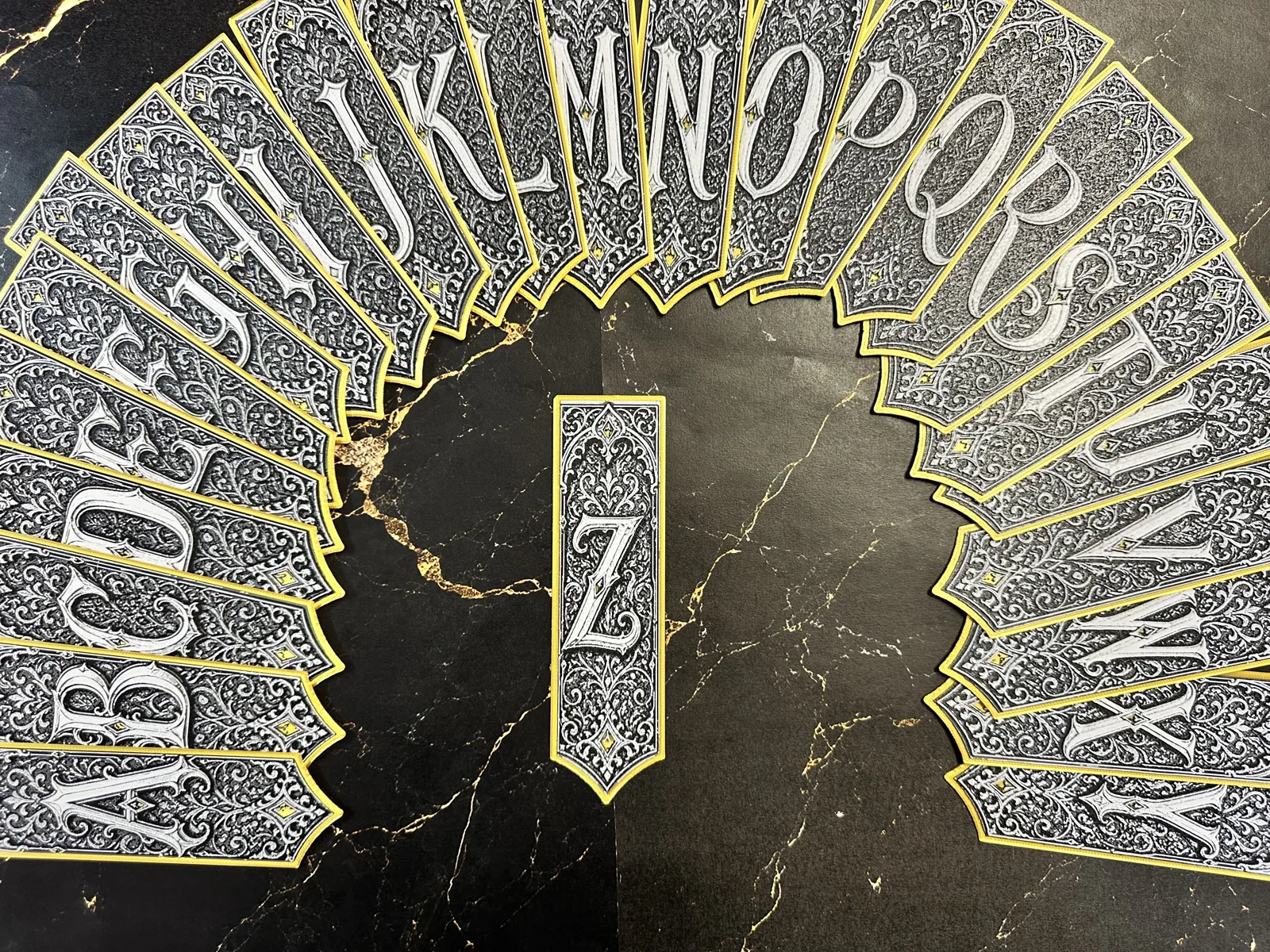 Gothic Letter Z Bookmark – HueForge Alphabet
