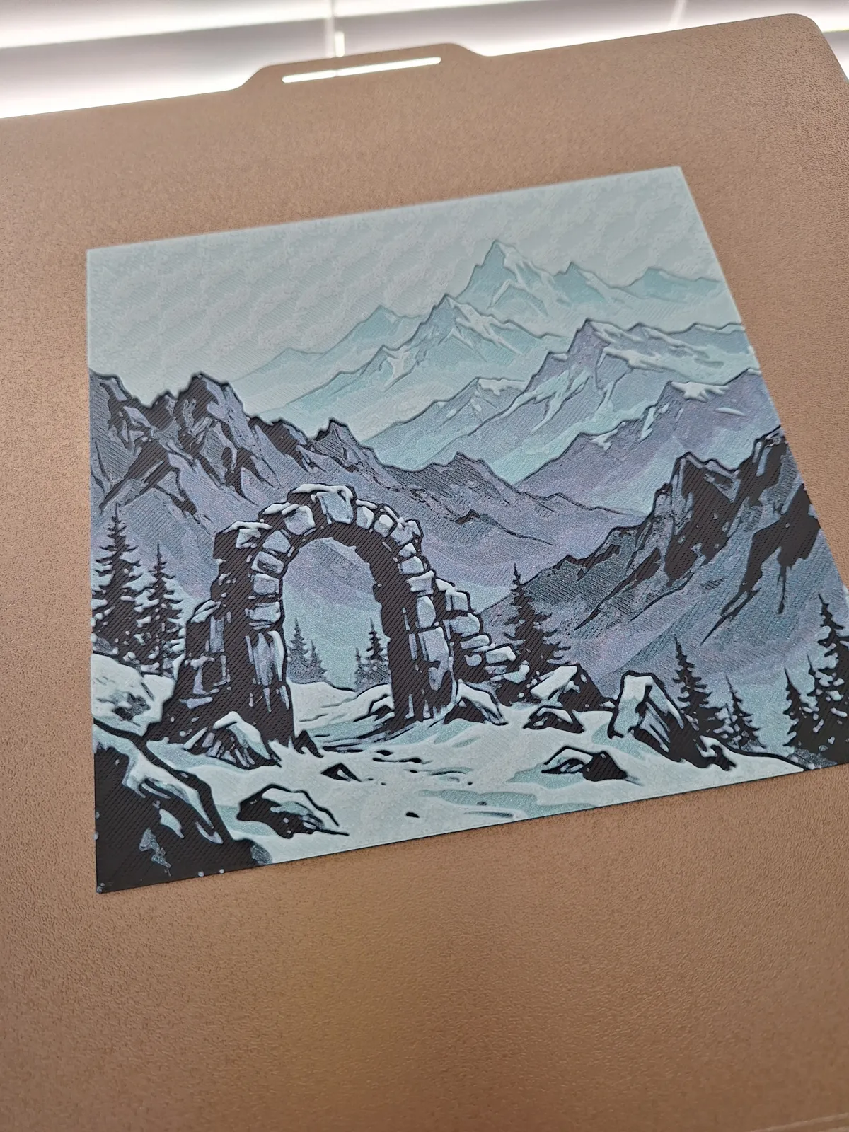 Mountain Archway - Hueforge Wall Art