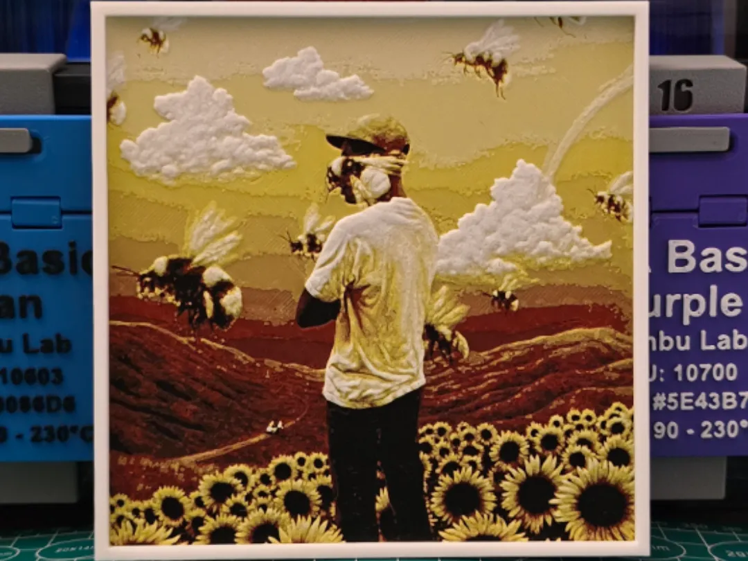 Tyler The Creator "Flower Boy" Album - Hueforge