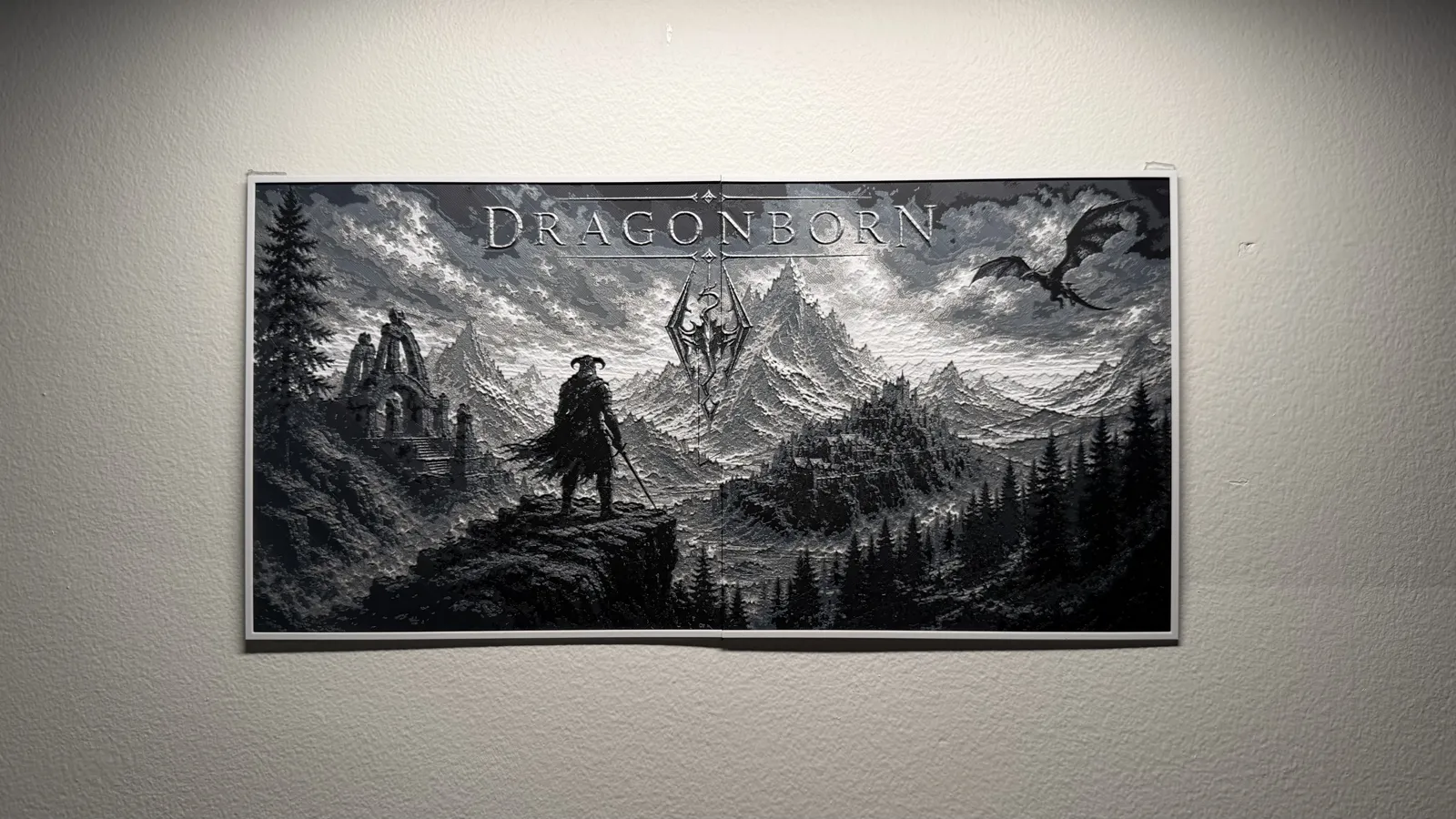 Skyrim Dragonborn HueForge