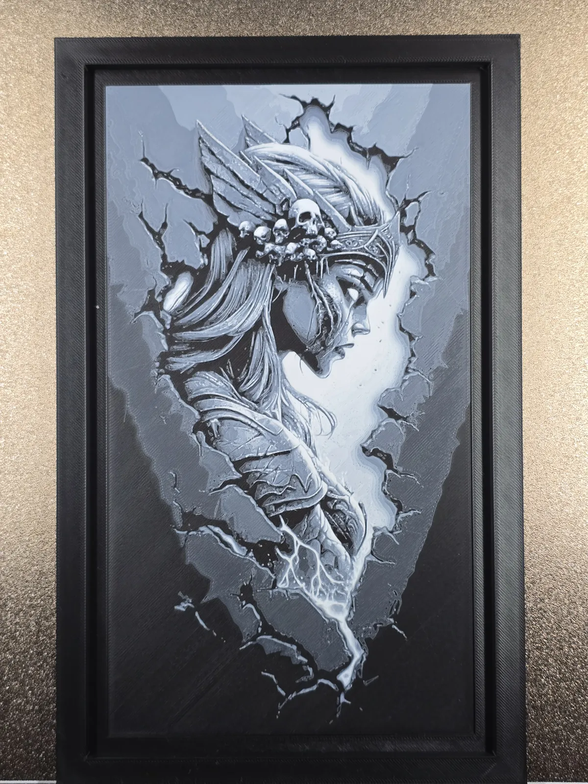 Valkyrie Warrior Wall Art & Frame Set