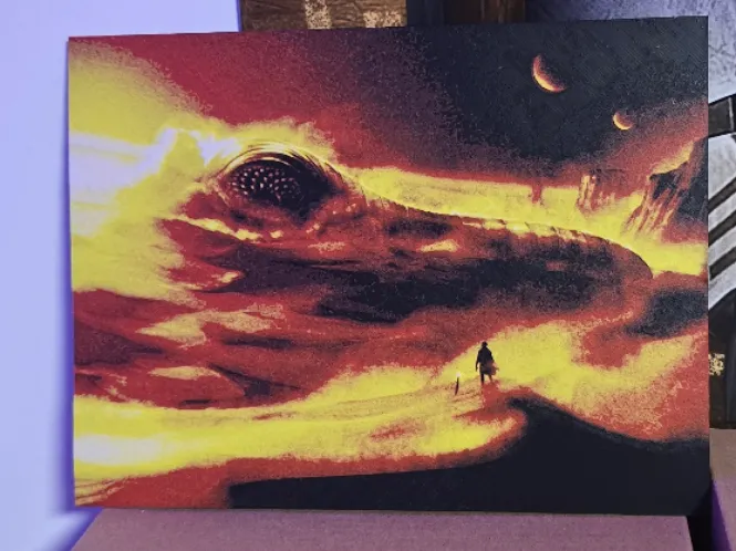 Dune Sandworm HueForge