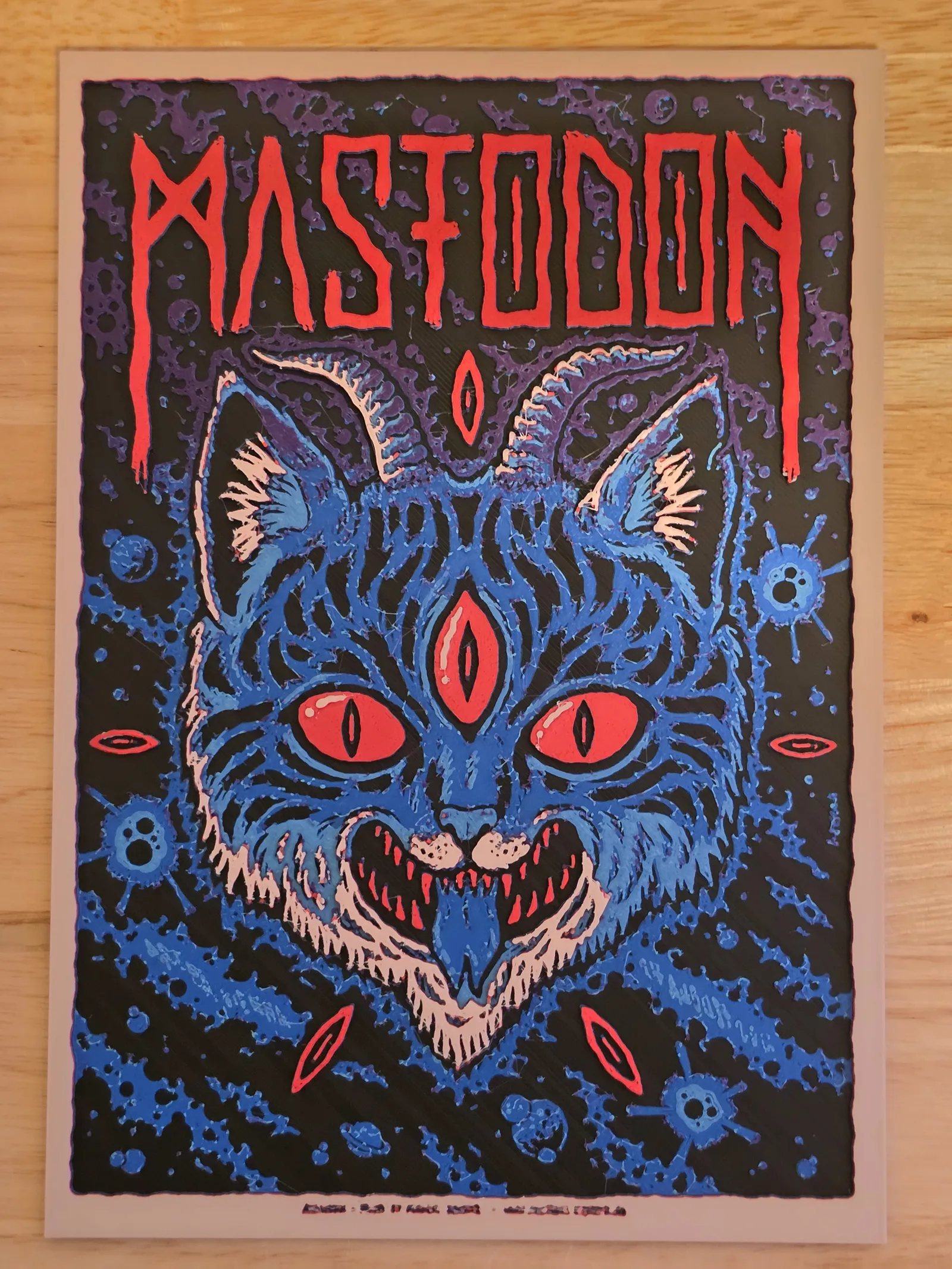 Mastodon Poster HueForge