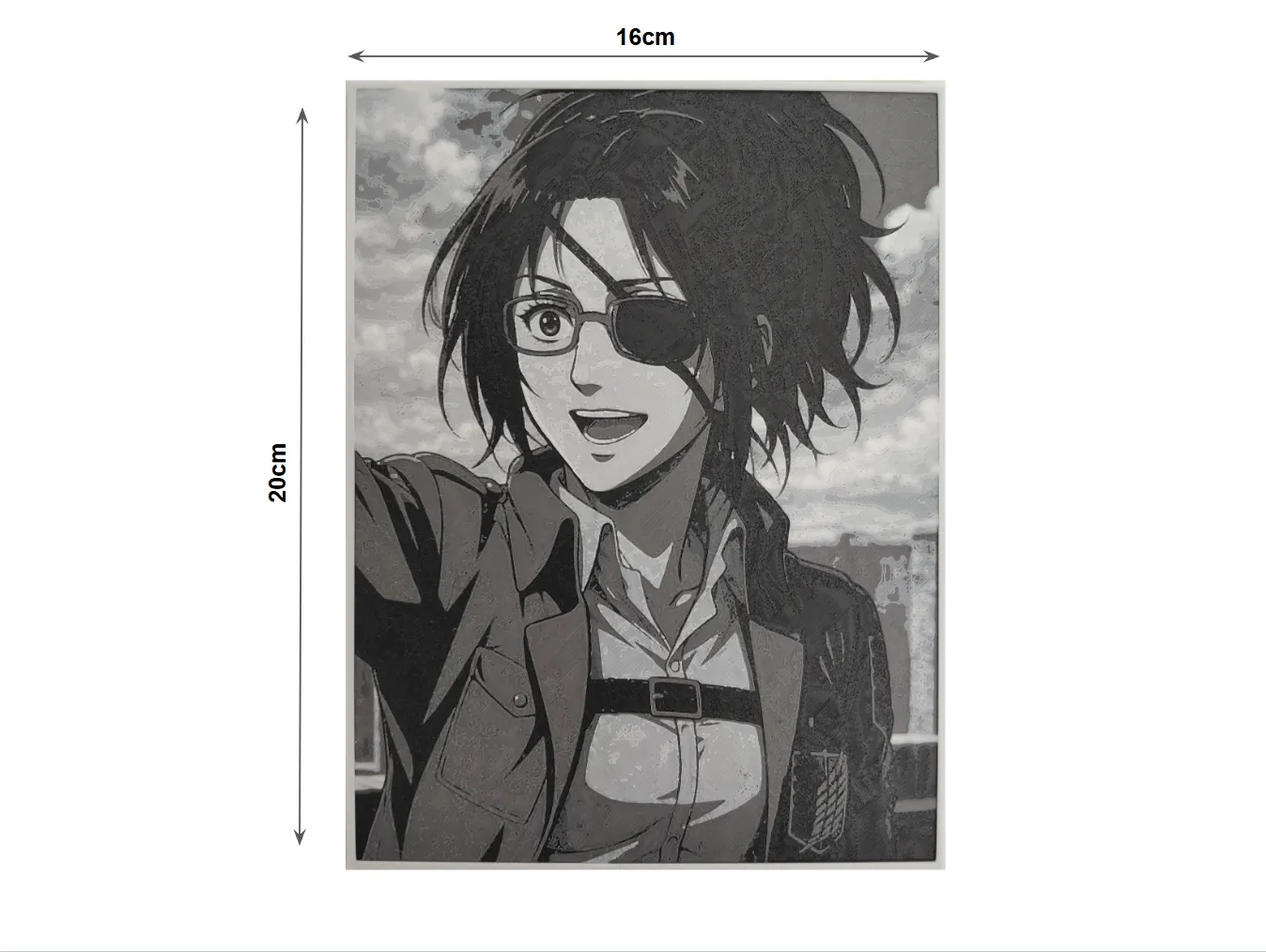 Zoe Hanji Poster (Attack On Titan) Hue Forge