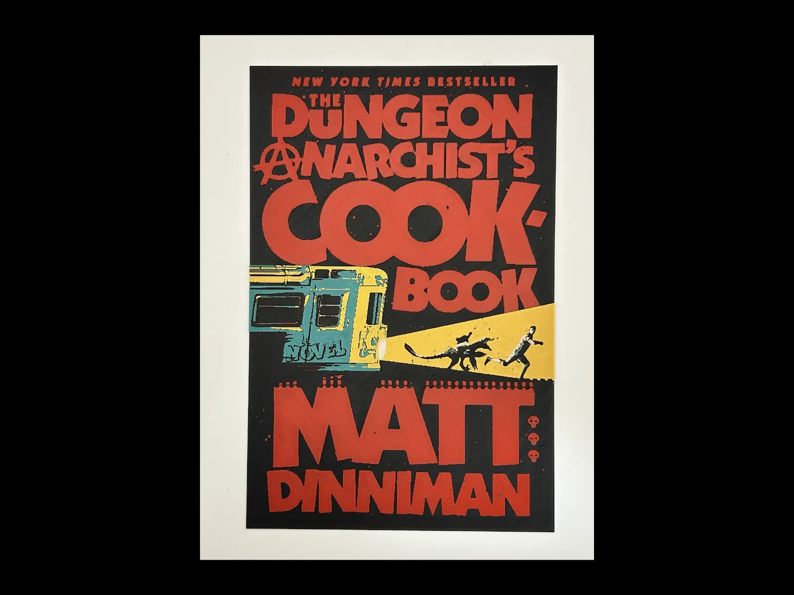 Dungeon Anarchist's Cookbook Cover Art HueForge