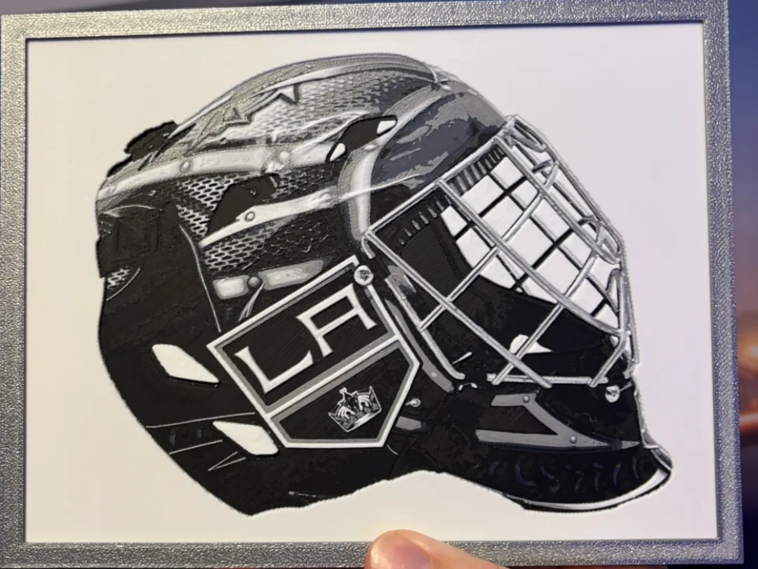 LA Kings Goalie Maske NHL Hueforge