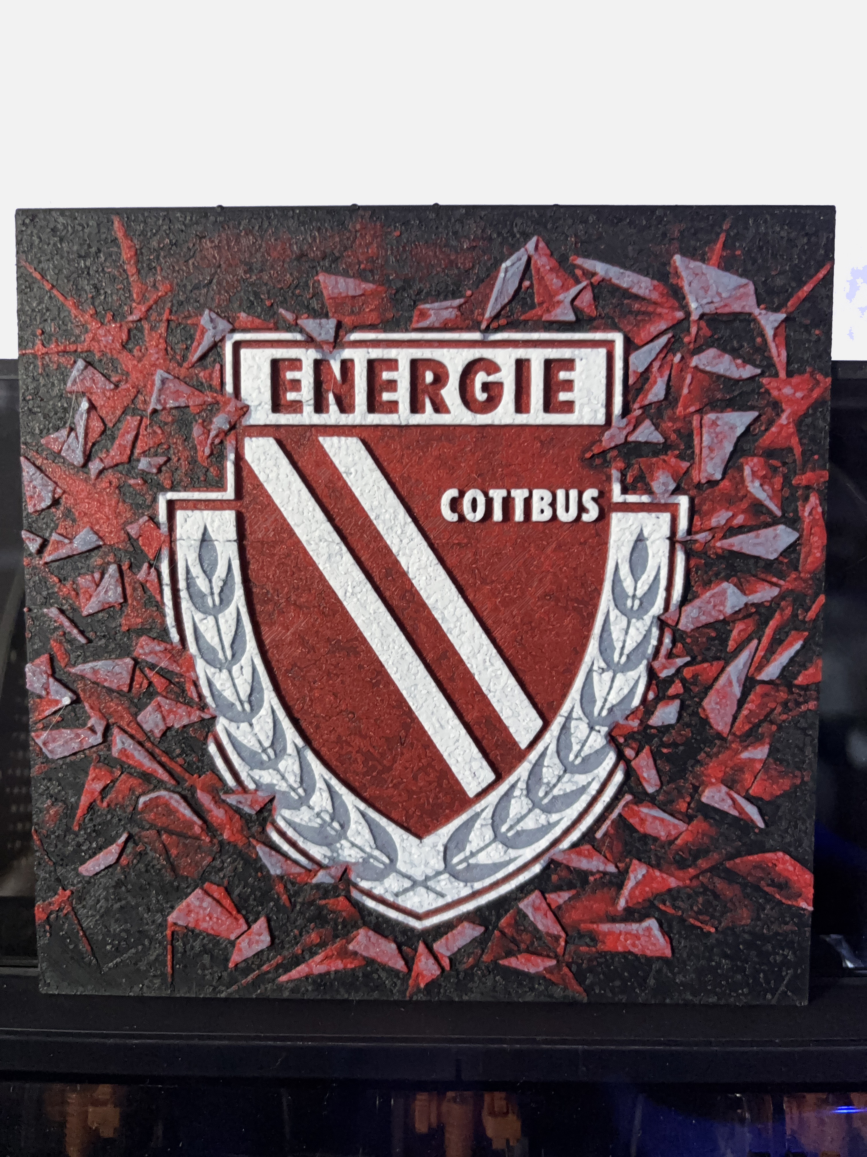 Energie Cottbus Graffiti Hueforge