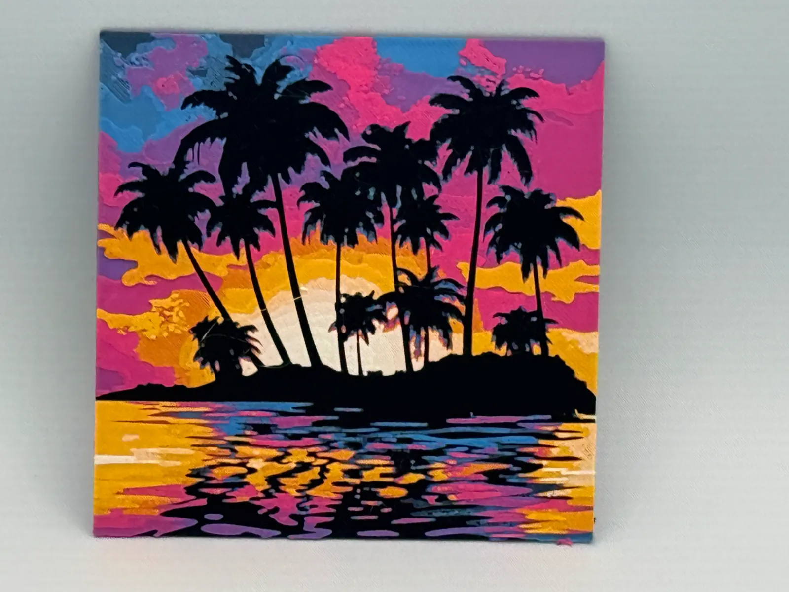 Palm Island Sunset Hueforge