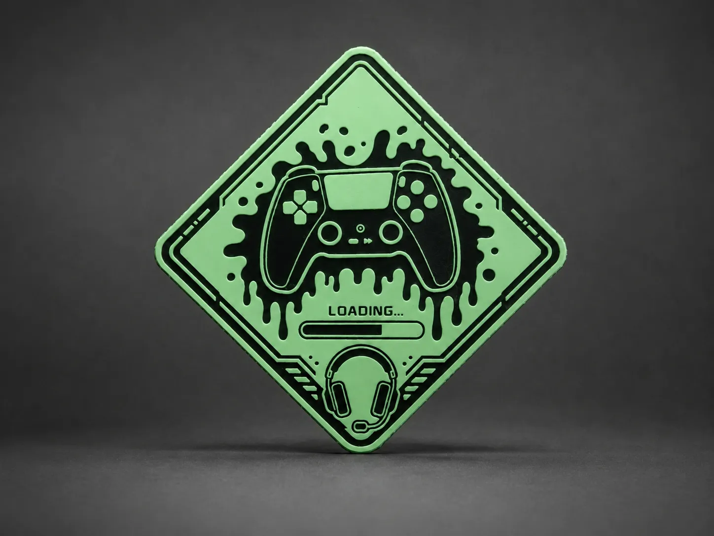 Glow Controller - Gaming HueForge Wall Art