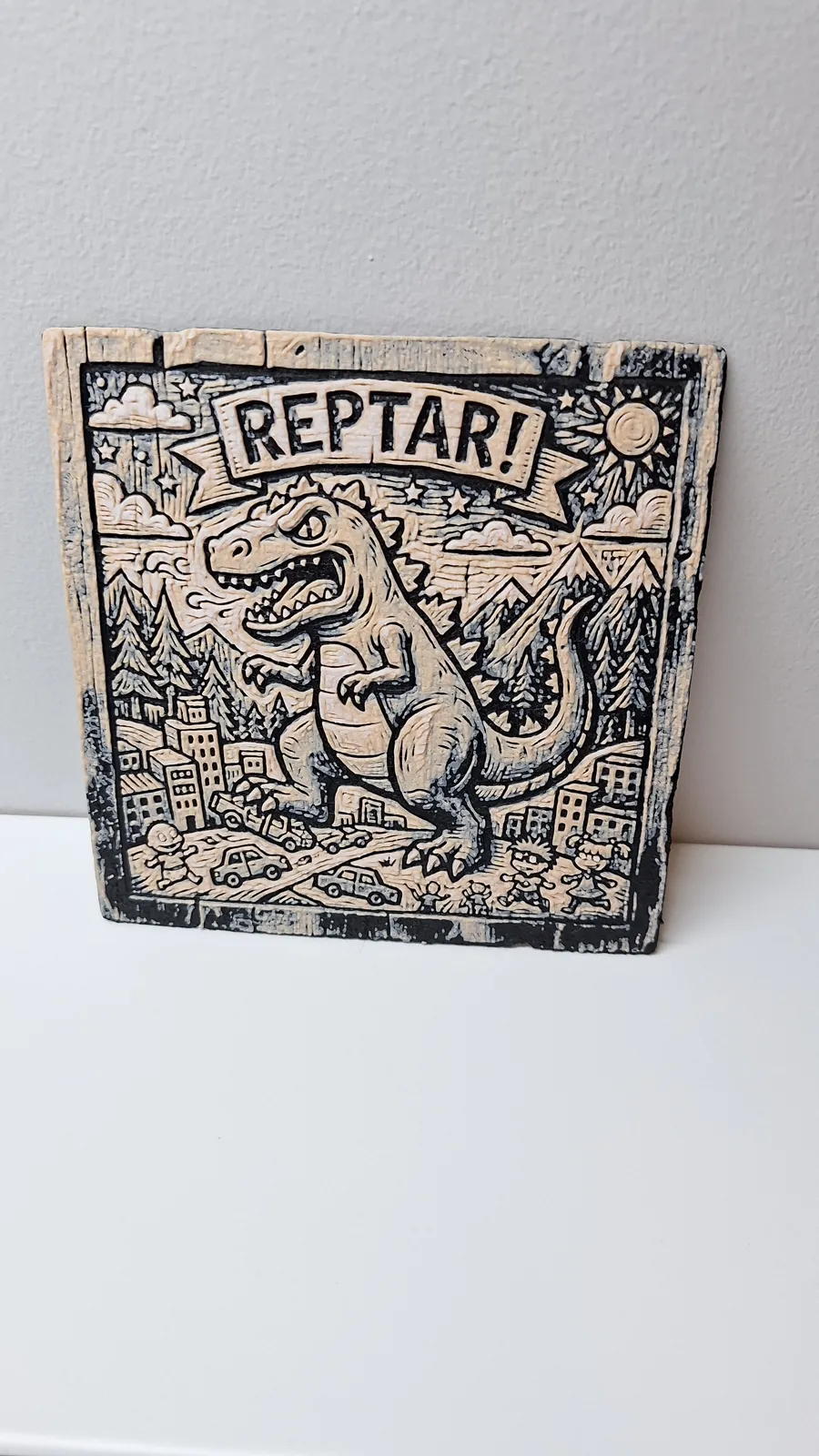 Reptar Rugrats - Hueforge