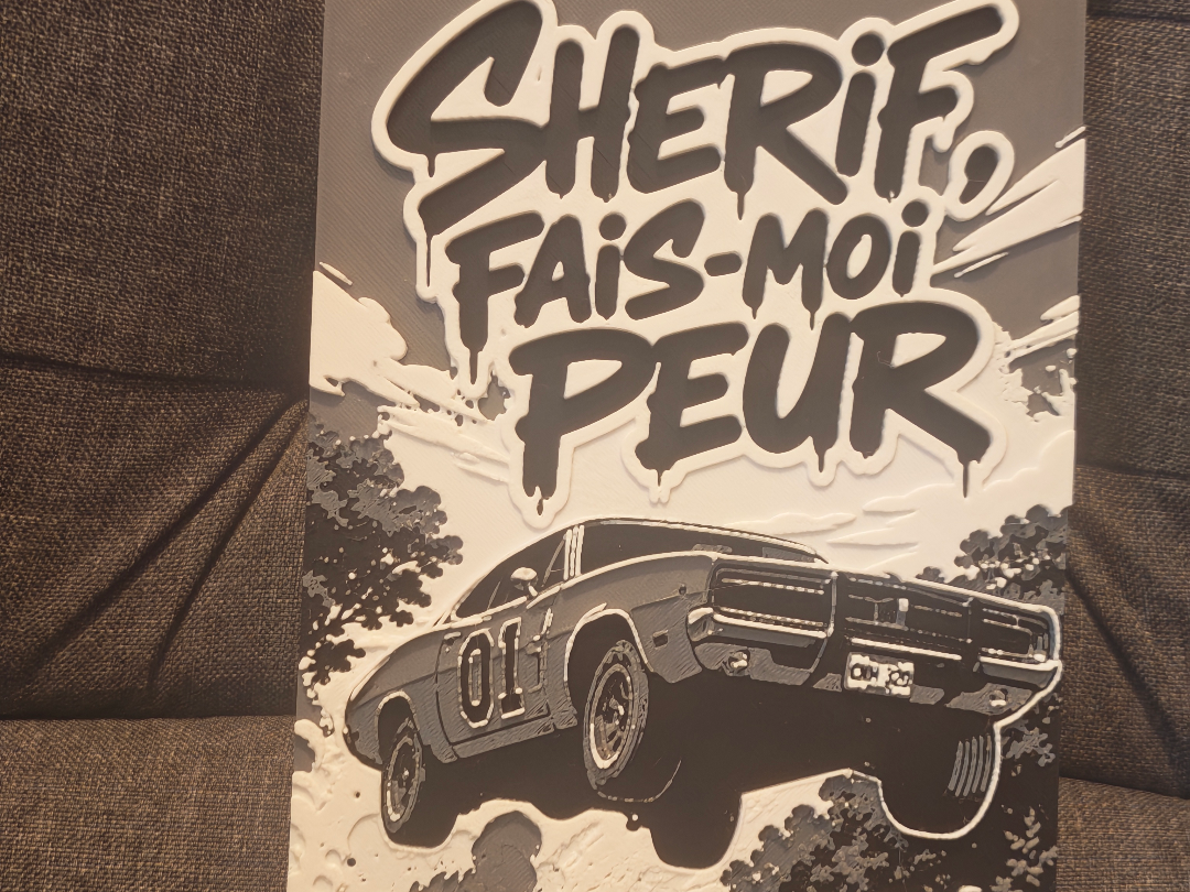 hueforge sherif fait moi peur