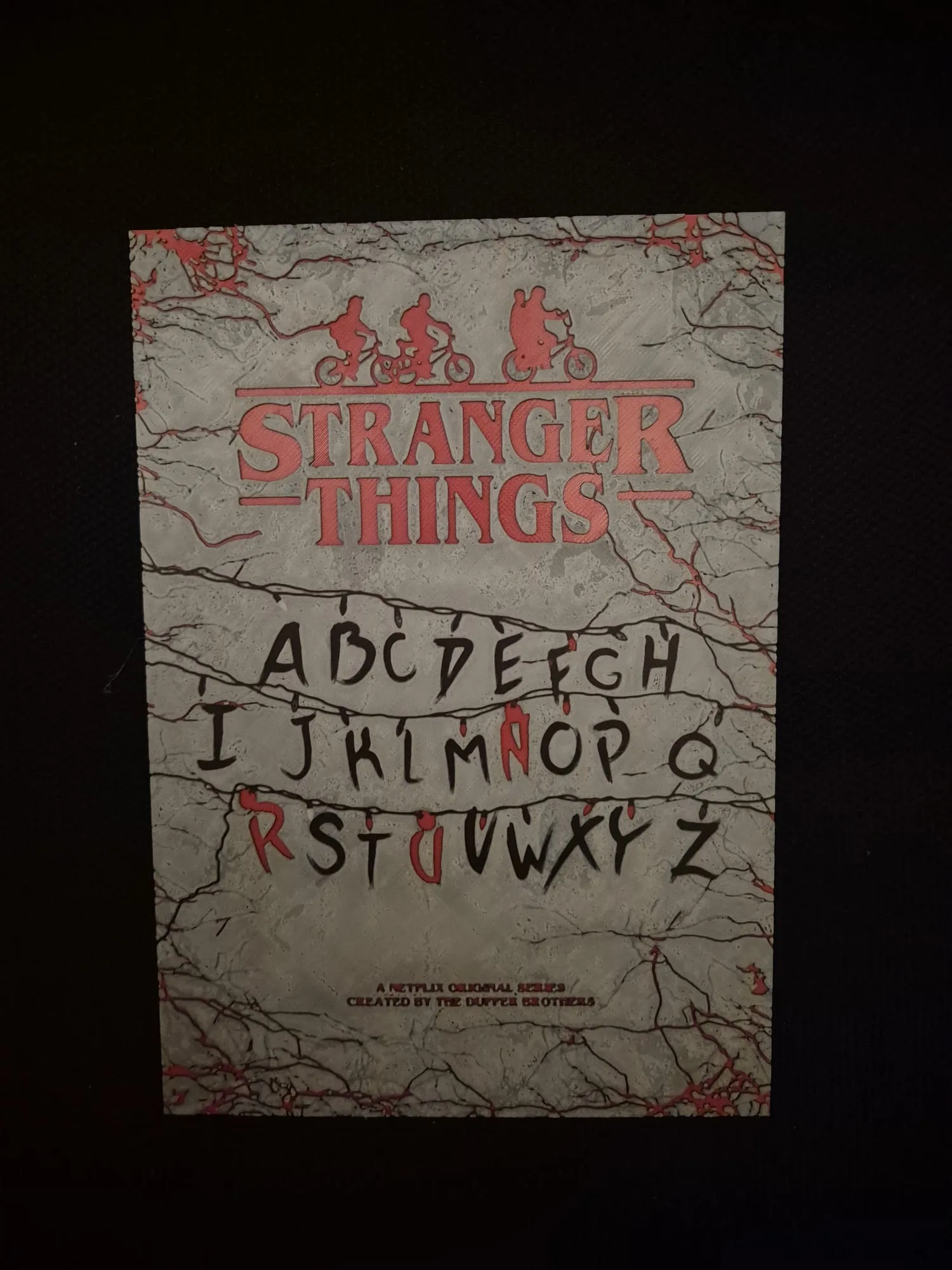 strangerthings poster hueforge