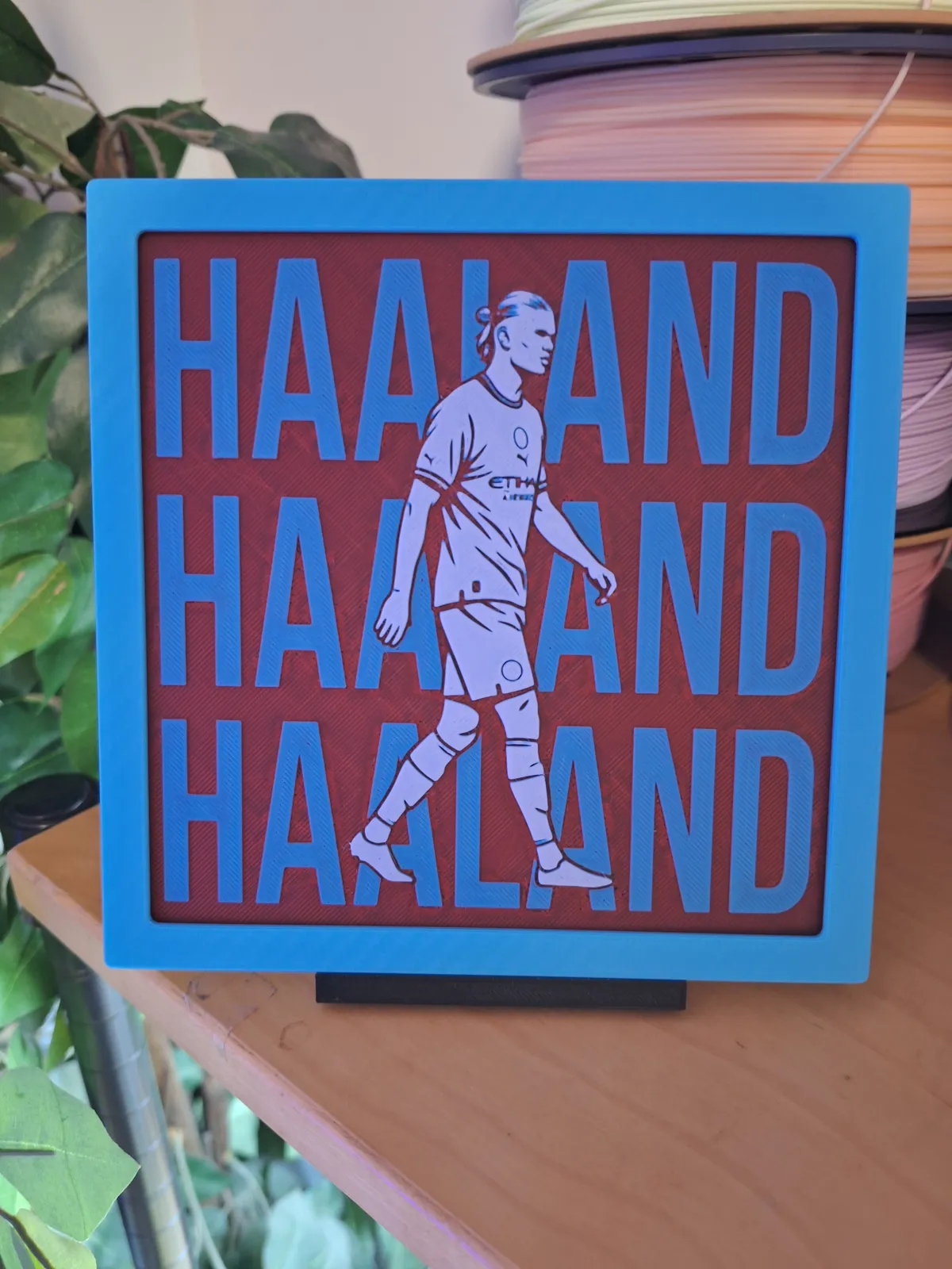 Haaland Stride - Hueforge Wall Art