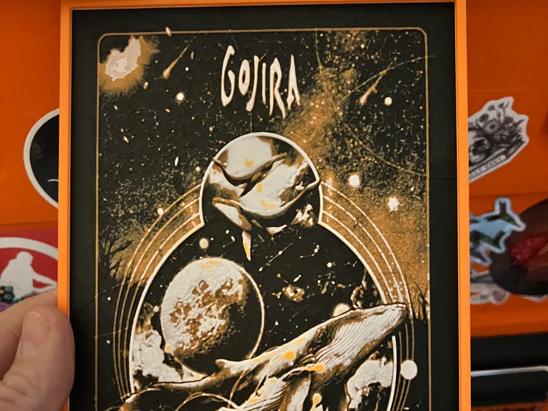 Gojira Flying Whales Hueforge