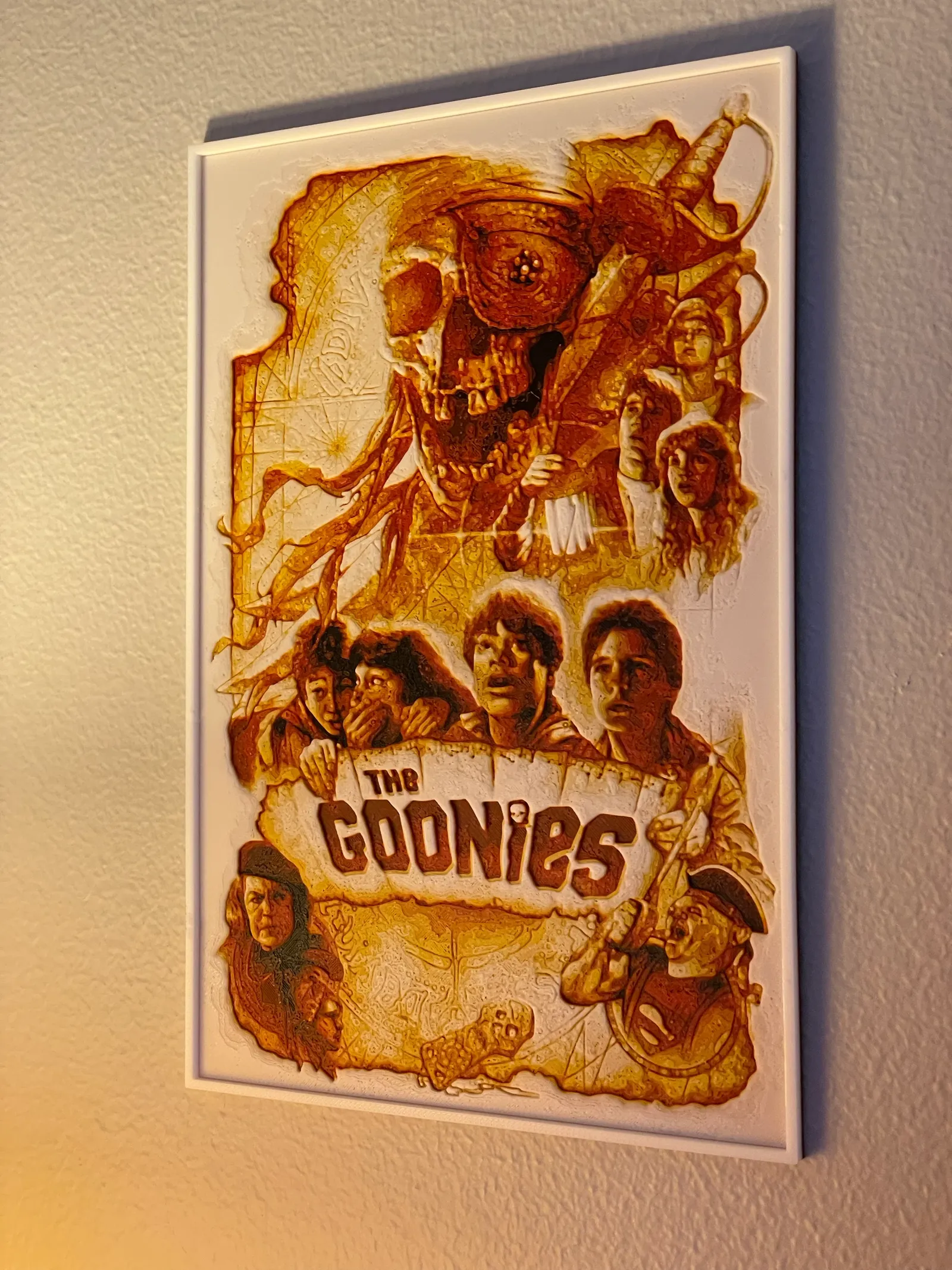 The Goonies (1985) Hueforge Movie Poster