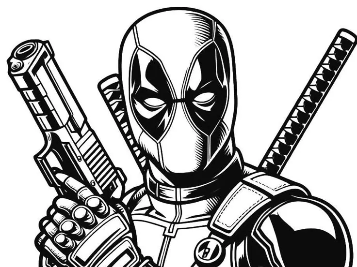 Hueforge Deadpool