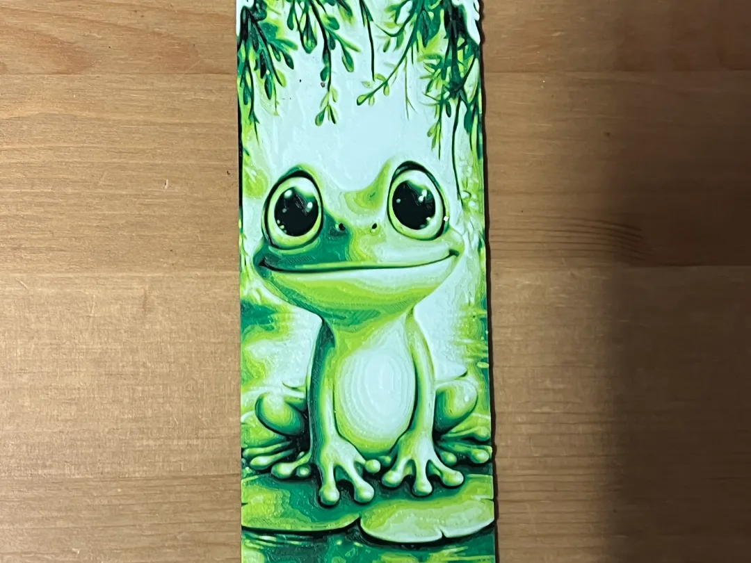 frog bookmark
