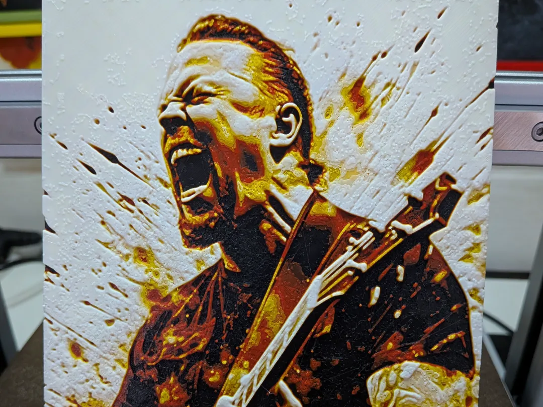 James Hetfield (Metallica) - HueForge Print