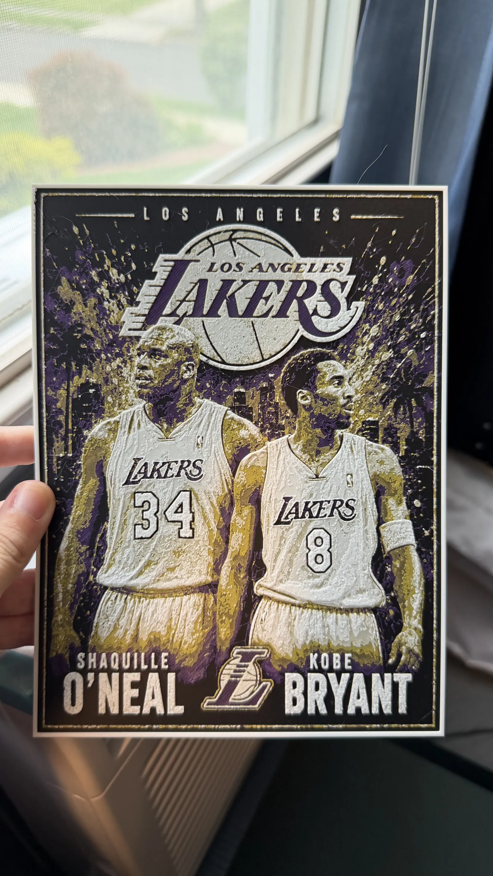 Kobe and Shaq Poster HueForge