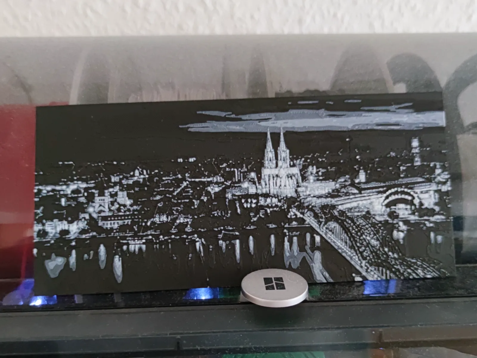 Hueforge "Cologne Skyline"