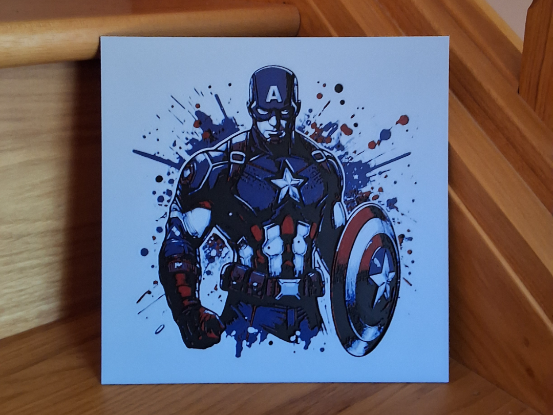 Captain America Hueforge