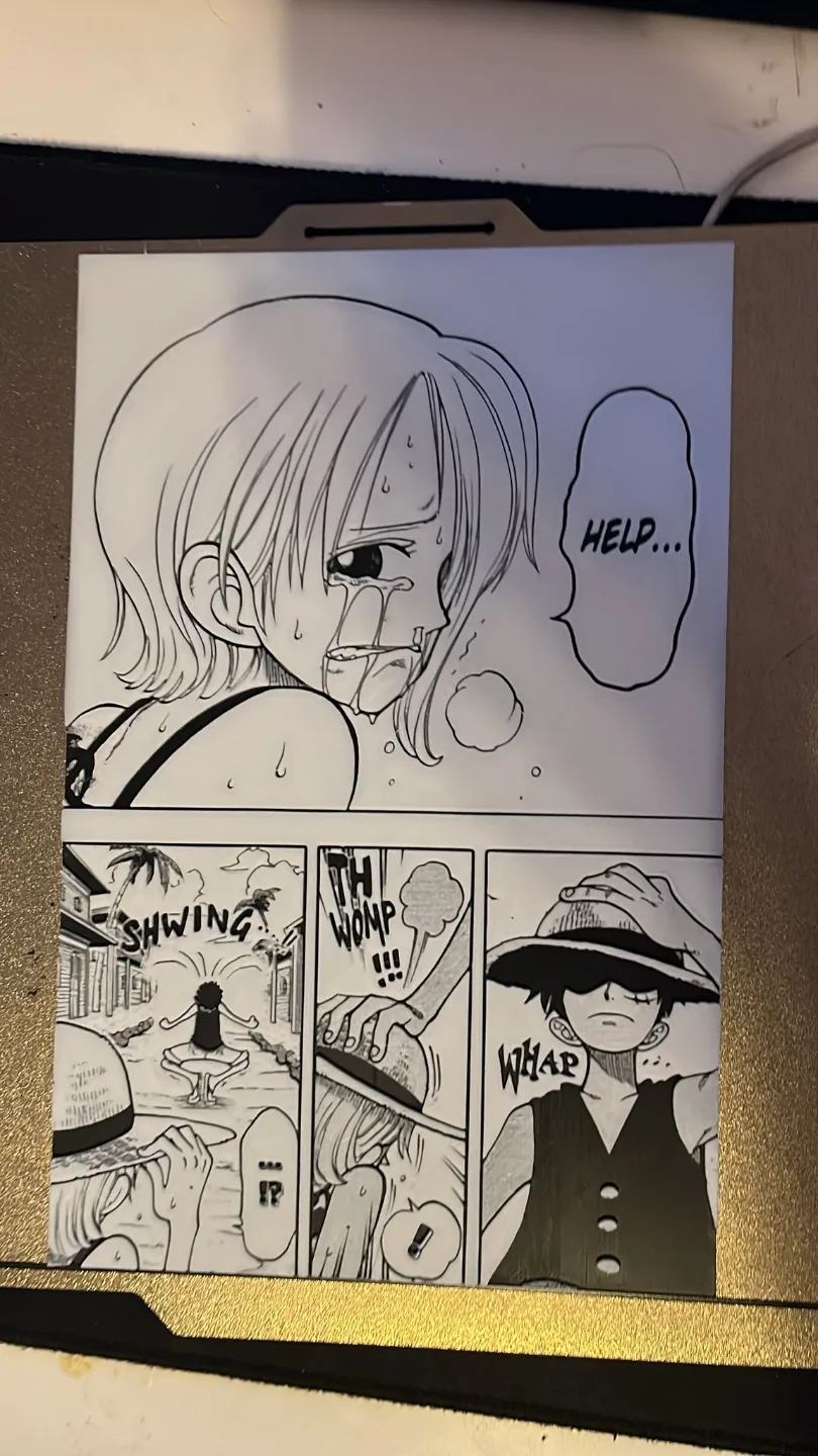 ONE PIECE - nami asks luffy for help - hue forge