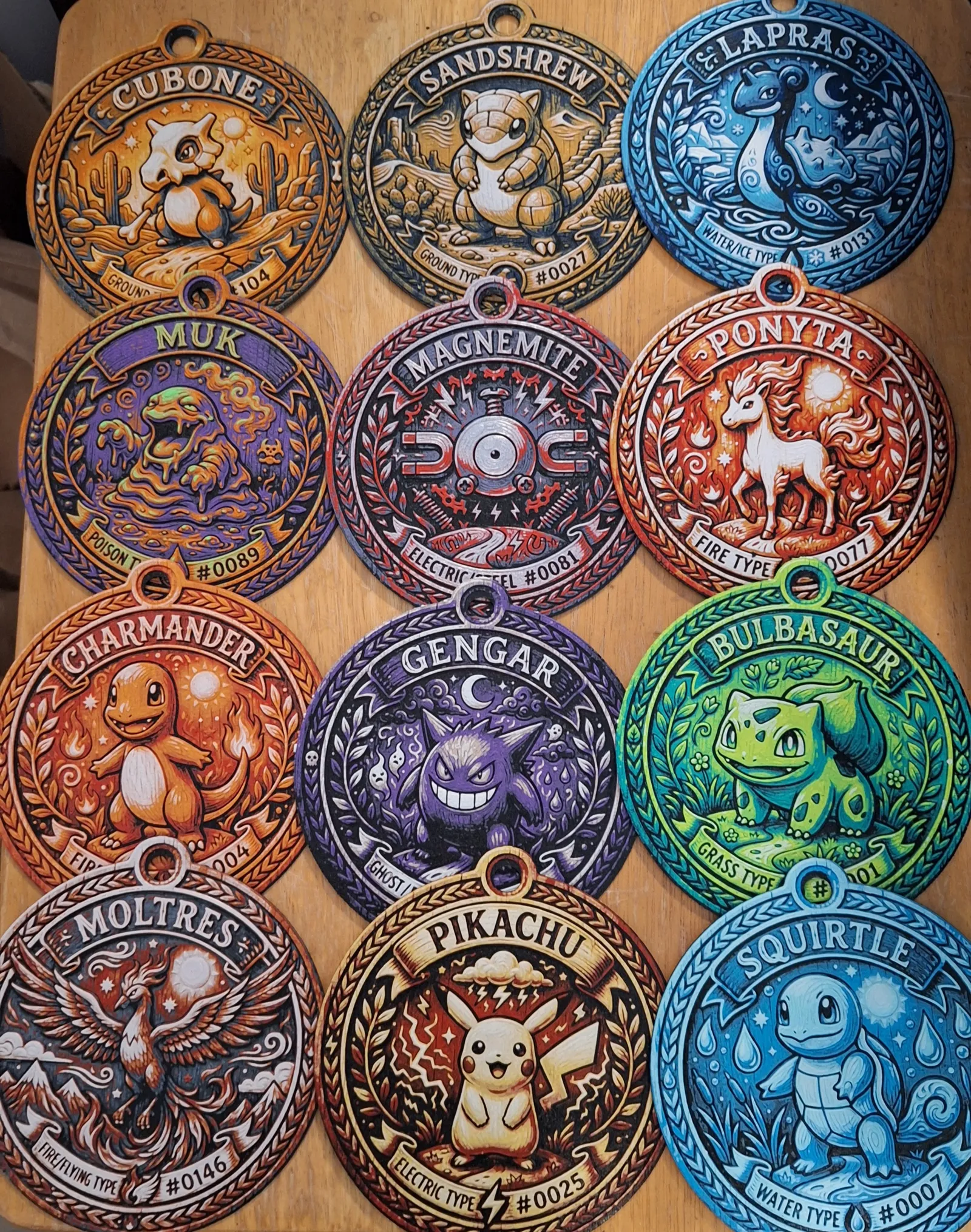 Pokemon - Ponyta Medallion - 4 Colour