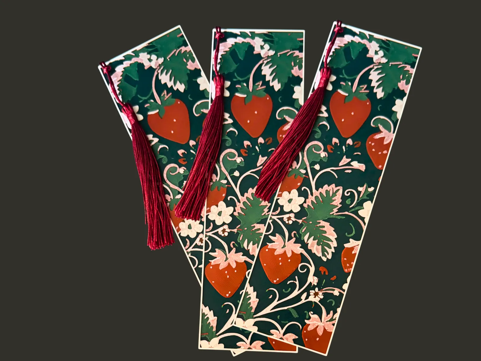 Strawberry Fields Bookmark
